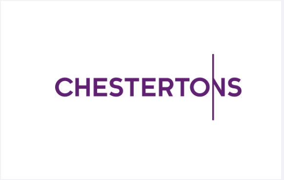 A logo of Chestertons - one of the oldest firms of estate agents in the world