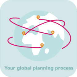 Image of the world showing our financial planning solution meets the needs of Global Businesses