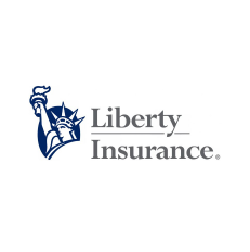 A logo of Liberty Insurance a major insurance company who has used ORYX